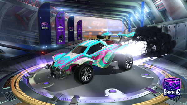A Rocket League car design from RadPokemon