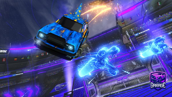 A Rocket League car design from skunkJezevec