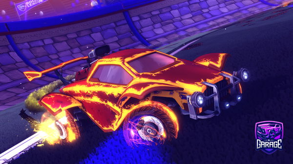 A Rocket League car design from MushroomKing00