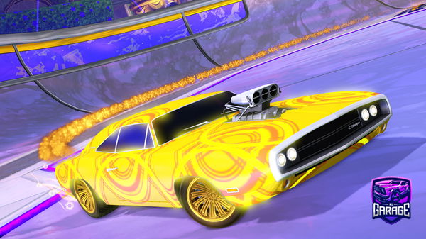 A Rocket League car design from violet22