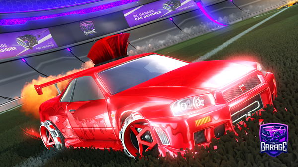 A Rocket League car design from Jebve