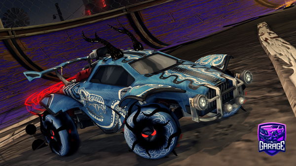 A Rocket League car design from -V3N0M-