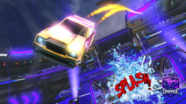 A Rocket League car design from DenkiZz_