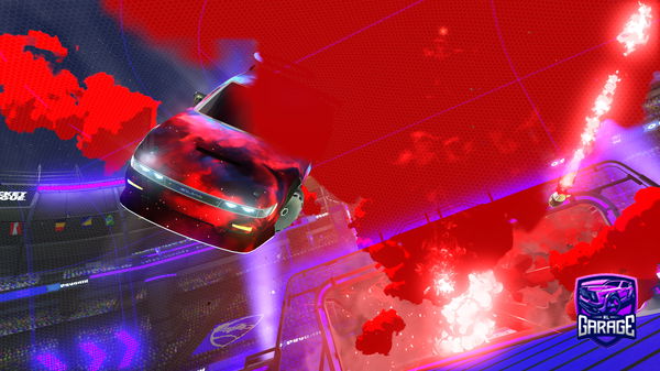 A Rocket League car design from MyDirtyGamertag