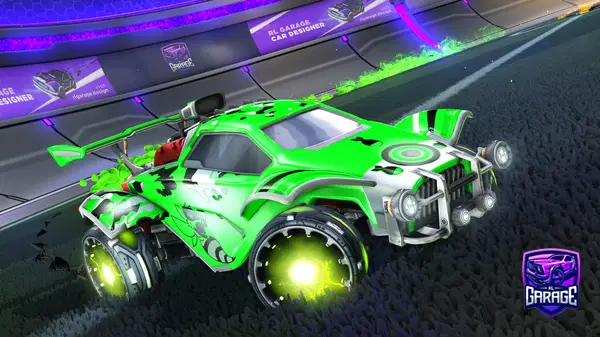 A Rocket League car design from Synxty