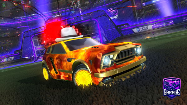 A Rocket League car design from Pablounty