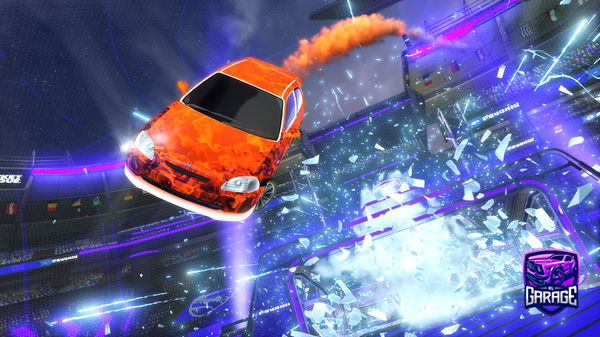 A Rocket League car design from Popluxs