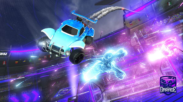 A Rocket League car design from person_guy420