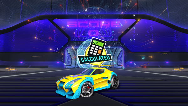 A Rocket League car design from Chocolatezera