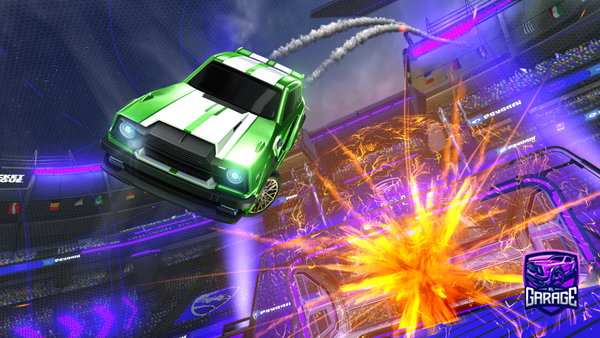 A Rocket League car design from SPX_MaNeTeN2