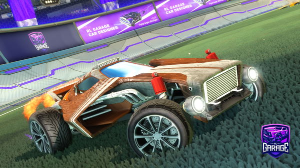 A Rocket League car design from muniz95