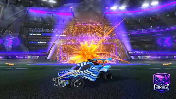 A Rocket League car design from PoggyPaulinylol