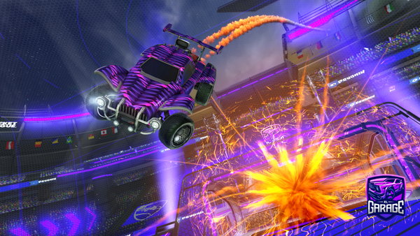 A Rocket League car design from erismiftari