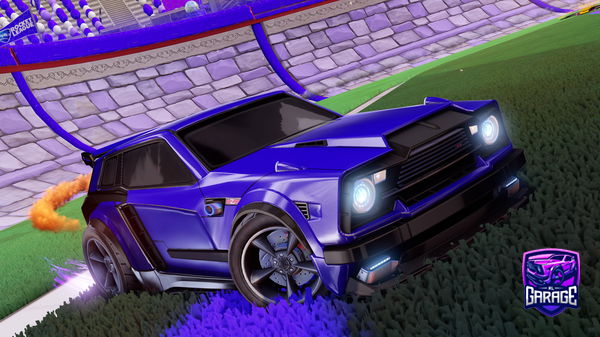 A Rocket League car design from BL4CK_N01R_RS