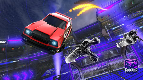 A Rocket League car design from MLXKORO