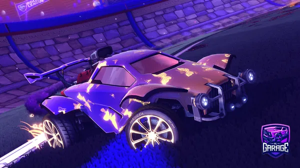 A Rocket League car design from JustBaileyBro