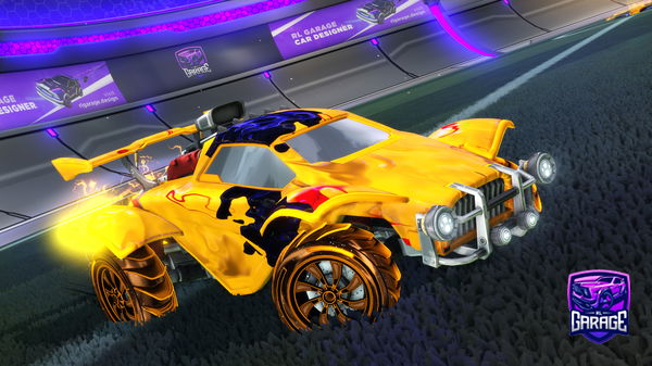 A Rocket League car design from PiGN