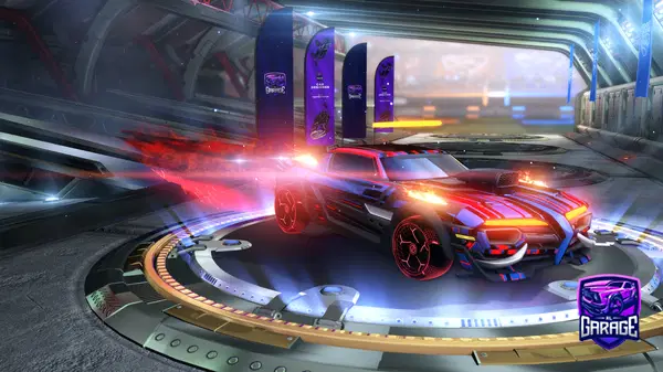 A Rocket League car design from -Trade-me-
