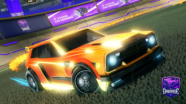 A Rocket League car design from FrostiNien