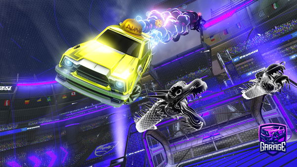 A Rocket League car design from thedemon12