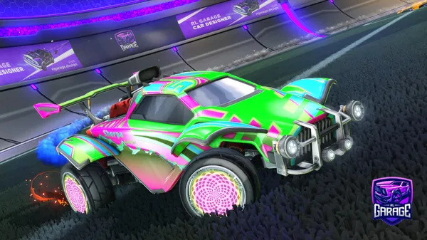 A Rocket League car design from MEME-LOUS