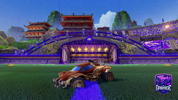 A Rocket League car design from lwhb