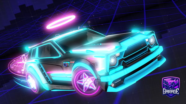 A Rocket League car design from Creo_NoVa