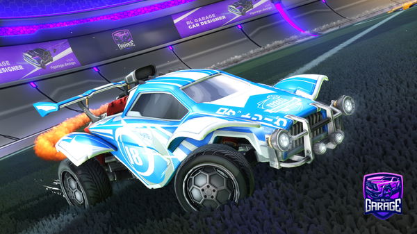 A Rocket League car design from AquaEclipse456