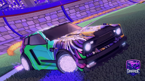 A Rocket League car design from pablots