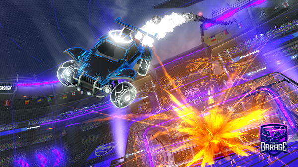 A Rocket League car design from Japebbli