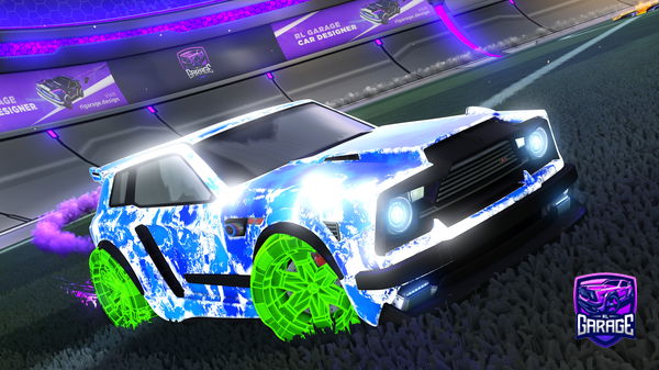 A Rocket League car design from Konnichowa