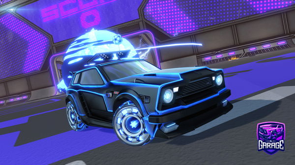 A Rocket League car design from DragonRebel1412