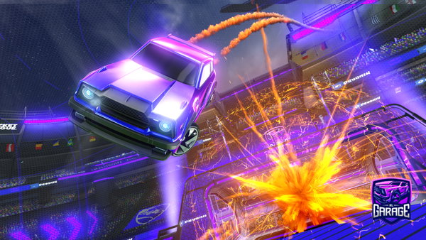 A Rocket League car design from SnowyyyRL