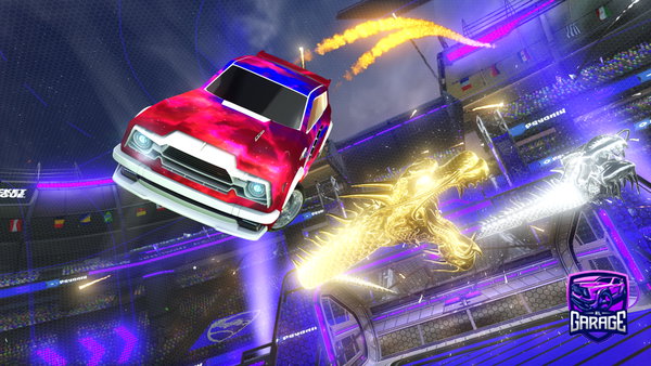 A Rocket League car design from IJ555