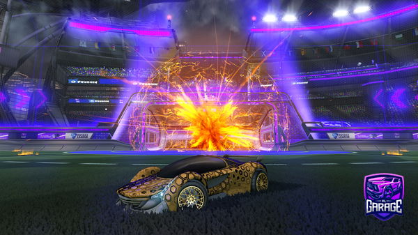 A Rocket League car design from LUCKYLUKE123