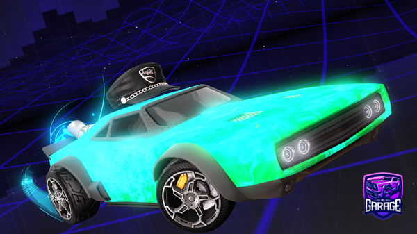 A Rocket League car design from gabriloco84