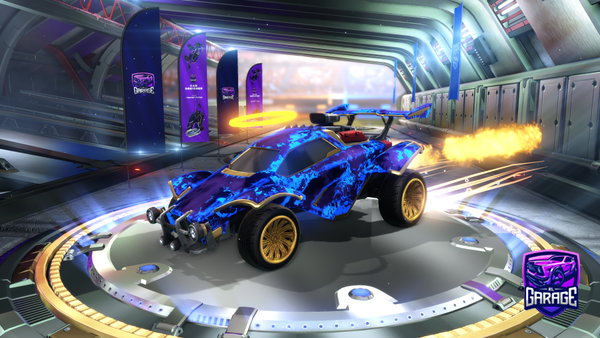 A Rocket League car design from Hanneso