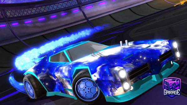 A Rocket League car design from DxrkPix3l