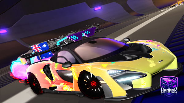 A Rocket League car design from Rhysmylo