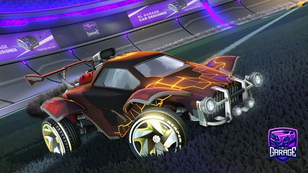 A Rocket League car design from PSN___CkrypticHP