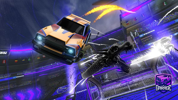 A Rocket League car design from Radioactivo861