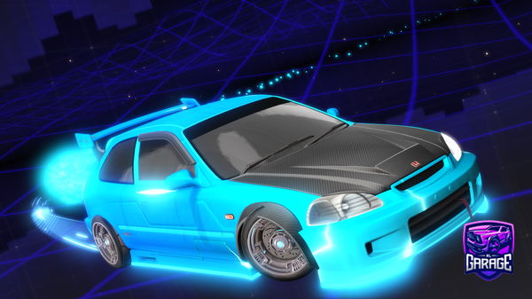 A Rocket League car design from ctbiles