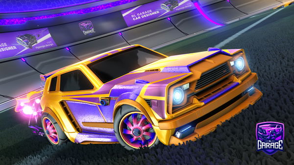 A Rocket League car design from PotatoFace15