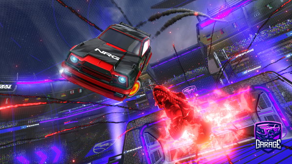 A Rocket League car design from Carbonator
