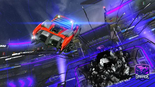 A Rocket League car design from Zondark