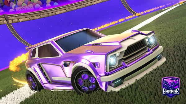 A Rocket League car design from 2K26