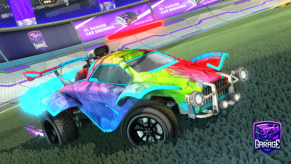 A Rocket League car design from AshyNaruto