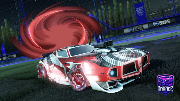 A Rocket League car design from -Mouni-