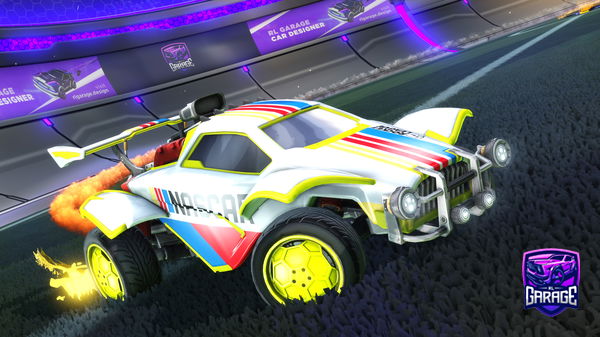 A Rocket League car design from Guzby_