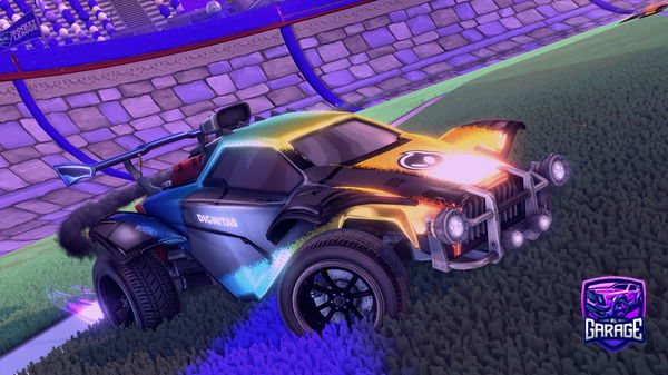 A Rocket League car design from TIIP5Y